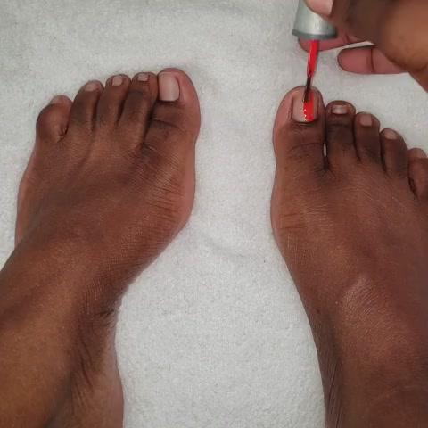 Thumbnail for GoddessPearl's Premium Video Toe polish painting (hot pink)