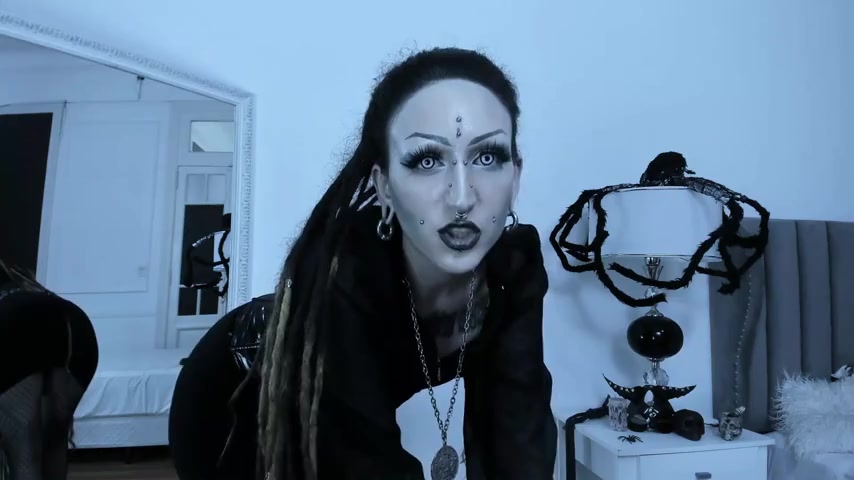 Thumbnail for EmpressAmbrosia's Premium Video Sadist Mistress ordering her simp to tort himself and clean the filth...(part_1)