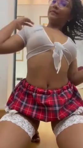 Thumbnail for KilyeGomez's Premium Video I am your sexy schoolgirl seducing you with my hot